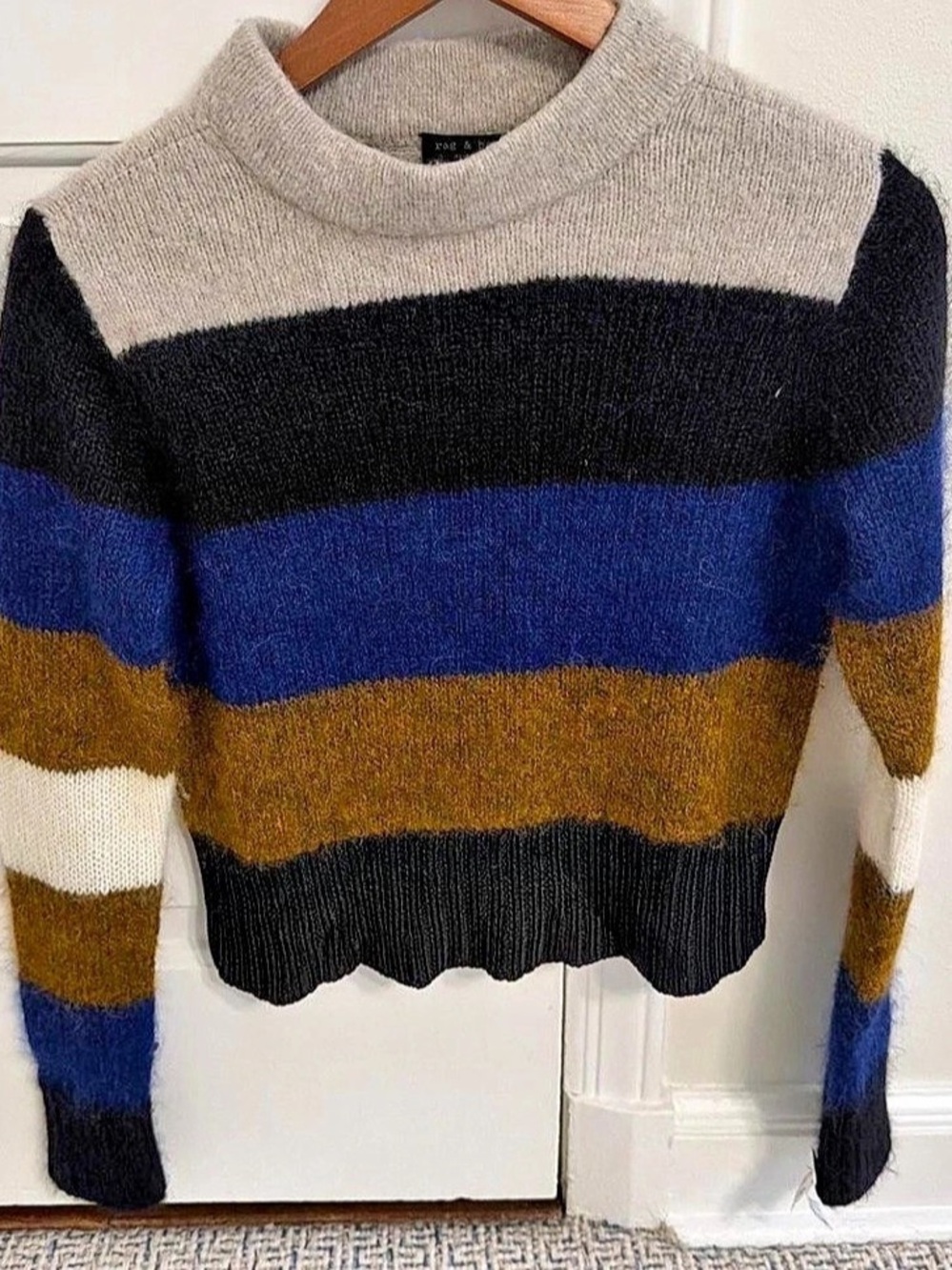 rag & bone Britton Pullover Sweater Color Block